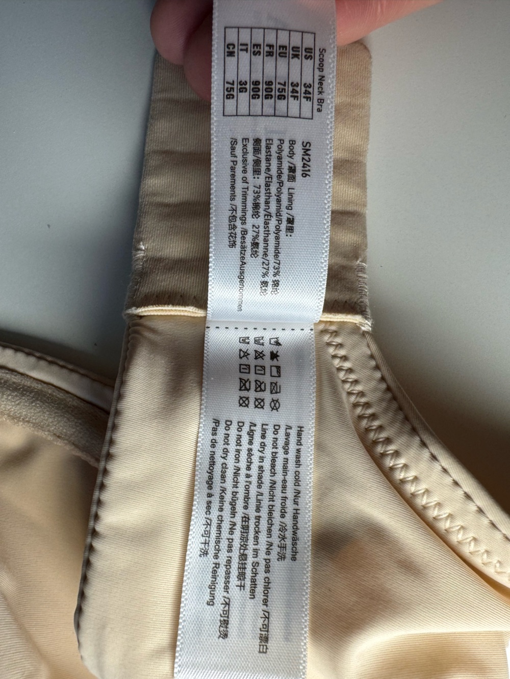 Delimira Confishape Balconette Full coverage Scoop Neck Underwire Unlined 34F - Picture 9 of 9